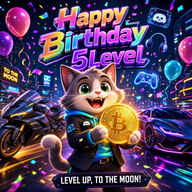 vmax-cats News -  Today is the birthday of 5Level – our one-man band and crypto wizard from VMax Cats!   1