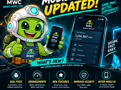 miners-world-coin News - MINERS WORLD COIN (MWC) — MOBILE WALLET UPDATE 1.0.4 IS HERE! 1