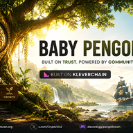 This banner represents the journey of Baby PengolinCoin—from its roots to its continued growth on KleverChain. The ancient tree symbolizes stability, the ship represents progress, and the open horizon reflects the future we continue to build together.