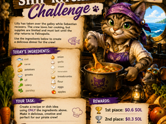 vmax-cats News - OFFICIAL EVENT: Lilly’s Ship Kitchen Challenge — Results & Prize Drop 1
