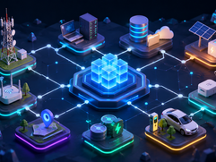 DePIN - Futuristic Connected City Network