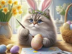 vmax-cats News - VMax Cats Easter Graphic Contest: Easter Cats Celebration 1