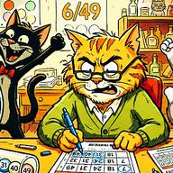 Cats predicting lotto results