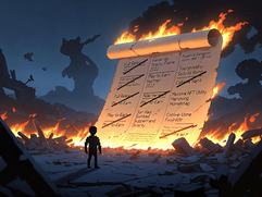 Roadmap in flames