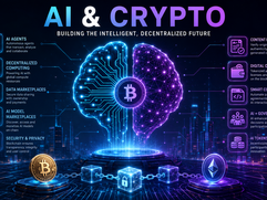 AI & Crypto: Intelligent Blockchain Future  (Infographic)