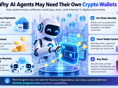 AI Agents - Why AI Agents May Need Their Own Crypto Wallets (Infographic)