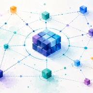 Blockchain Technology - Central Blockchain Network Hub