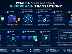 Blockchain Transactions (Infographic)