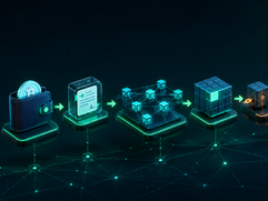 Blockchain Transactions - Neon Blockchain Transaction Flow