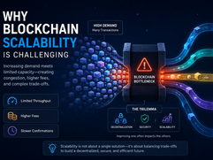 Blockchain Scalability Bottleneck Solutions (Infographic)