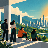 Open Source - Keyhole Sun Over the Future City