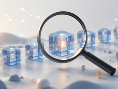 Blockchain Explorers - Blockchain transparency in a dreamy landscape