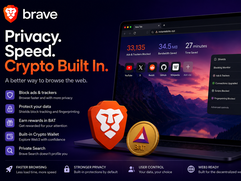 Brave Browser - Privacy, Speed, Crypto (Infographic)
