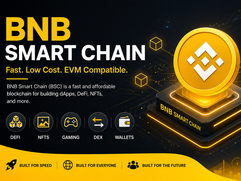 BSC  - BNB Smart Chain overview infographic