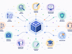Blockchain Careers - Blockchain network role distribution diagram