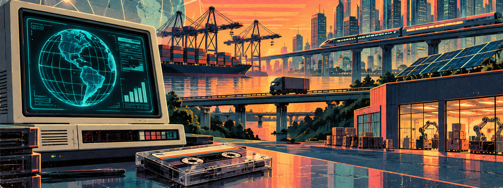 Blockchain Adoption - Retro-Futurist Global Networkscape
