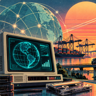 Blockchain Adoption - Retro-Futurist Global Networkscape