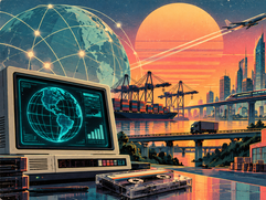 Blockchain Adoption - Retro-Futurist Global Networkscape
