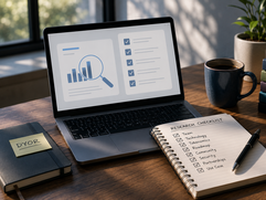 Crypto Community - Organized research workspace with checklist