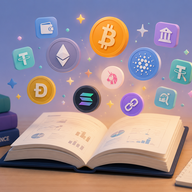 Crypto Education on a warm desk