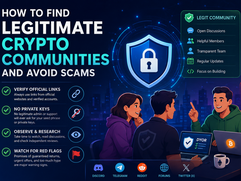 Legitimate Crypto Communities - safety tips and community guide