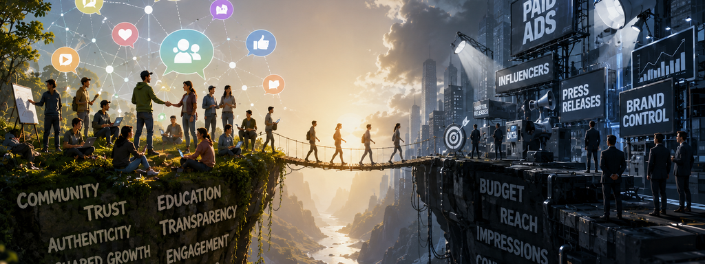 Crypto Marketing - Bridging community and corporate worlds