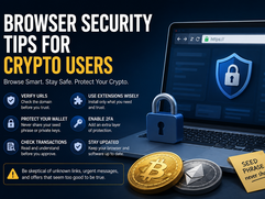 Browser Security Tips for Crypto Users (Infographic)