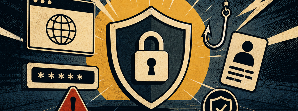 Crypto Security - Retro Cybersecurity Shield Poster