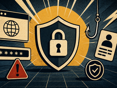 Crypto Security - Retro Cybersecurity Shield Poster