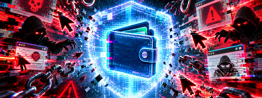 Wallet Security - Shielded Crypto Wallet Under Cyber Attack