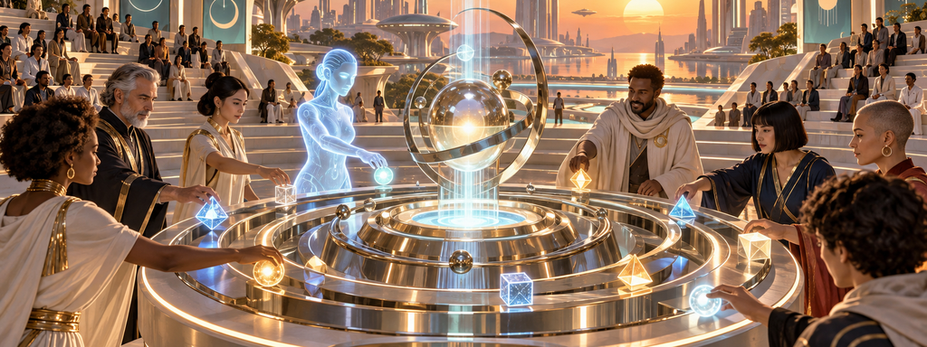 DAOs and AI - Ceremony of the Orbital AI Temple