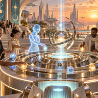 DAOs and AI - Ceremony of the Orbital AI Temple