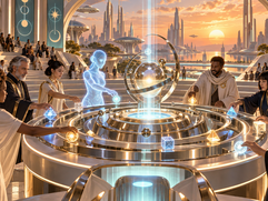 DAOs and AI - Ceremony of the Orbital AI Temple