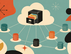 Decentralized Storage - Retro Cloud Network Infographic