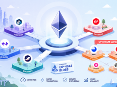 Ethereum Layer 2 Chains - Futuristic Ethereum-based blockchain ecosystem design