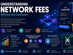 Understanding crypto network fees infographic