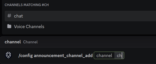 Guide Discord Bot - Add announcement channel