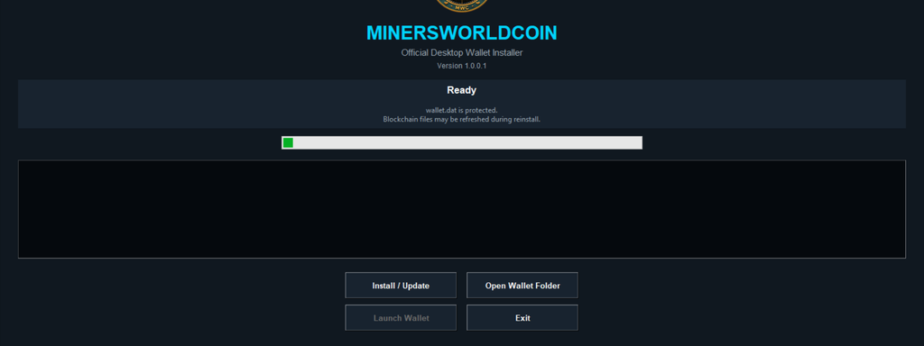 miners-world-coin News - Discord Announcement 1