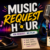 Music request hour poster design