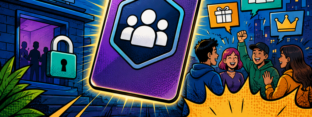 NFT Membership Passes - Futuristic Community Membership Pass Comic Style