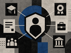 Soulbound Tokens - Brutalist Identity Network Poster