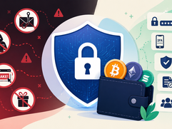 Cybersecurity and crypto safety illustration