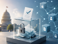 Secure digital voting concept with blockchain