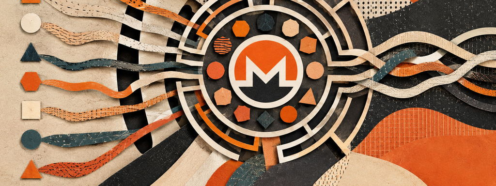 Monero (XMR) - Monero editorial collage illustration