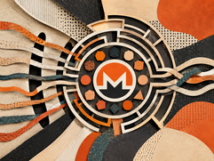 Monero (XMR) - Monero editorial collage illustration